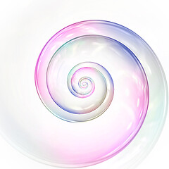 Image showing soap bubble colors spiral background illustration