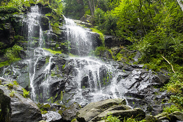 Image showing Zweribach waterfalls south Germany