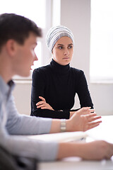 Image showing Startup Business Team On Meeting at office