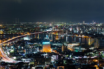 Image showing Kitakyushu cityscape in japan