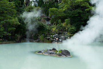 Image showing Hot springs in Beppu of Japan