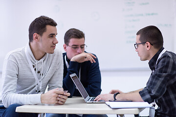 Image showing Startup Business Team On Meeting at office