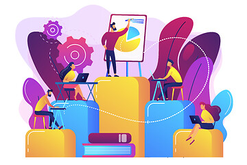 Image showing Internal education concept vector illustration.