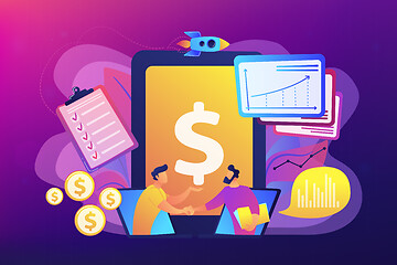 Image showing Demand planning concept vector illustration.