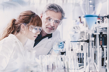 Image showing Health care researchers working in scientific laboratory.