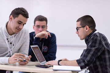 Image showing Startup Business Team On Meeting at office