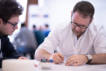 Image showing Startup Business Team On Meeting at office