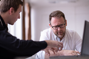 Image showing Startup Business Team On Meeting at office