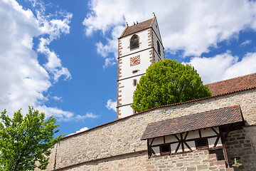 Image showing Fortified church at Bergfelden south Germany