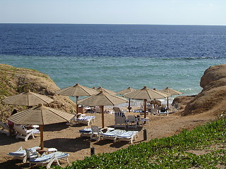 Image showing Egyptian beach paradise