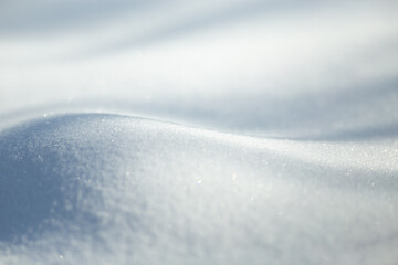 Image showing White wave snow background