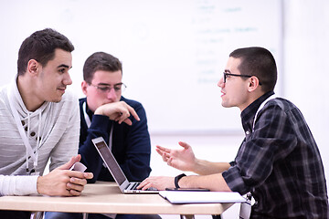 Image showing Startup Business Team On Meeting at office