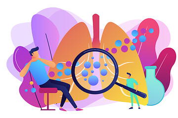 Image showing Anaphylaxis concept vector illustration.