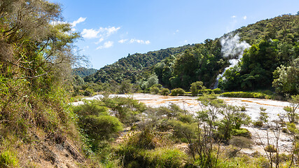 Image showing volcanic activities at waimangu