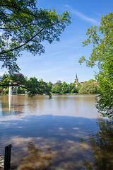 Image showing cloister lake in Sindelfingen Germany