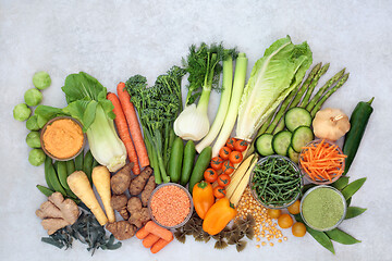 Image showing Immune Boosting Vegan Health Food 