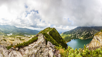 Image showing View from Krab in Tatra Mountains, Poland, Europe.