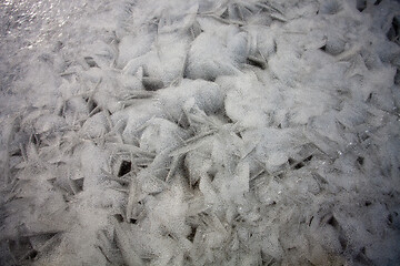 Image showing Ice texture of frozen sea