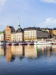 Image showing Stockholm daylight skyline panorama