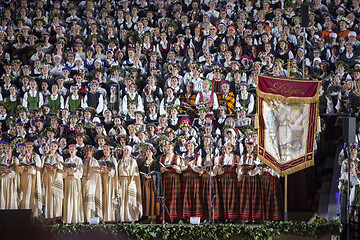 Image showing The Latvian National Song and Dance Festival Grand Finale concer