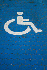 Image showing Parkingspace for disabled