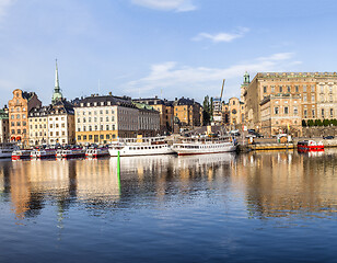 Image showing Stockholm daylight skyline panorama