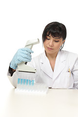 Image showing Scientist at work