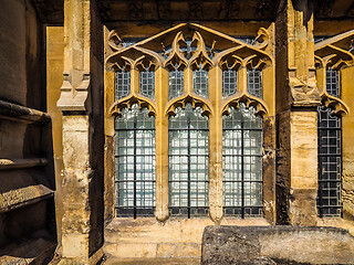 Image showing HDR Bristol Cathedral in Bristol