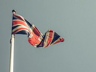 Image showing Vintage looking United Kingdom flag