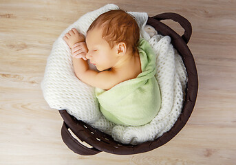 Image showing cute newborn baby