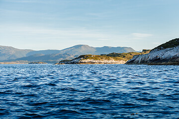 Image showing Beautiful view on norwegian fjords