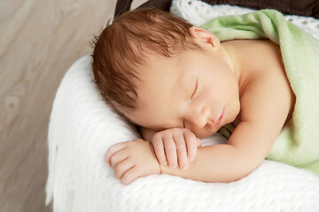 Image showing cute newborn baby