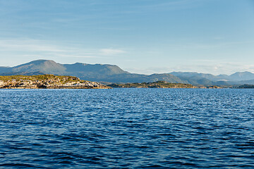 Image showing Beautiful view on norwegian fjords