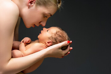 Image showing mother with newborn child