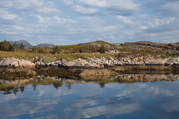 Image showing Beautiful view on norwegian fjords