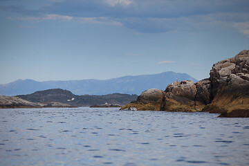 Image showing Beautiful view on norwegian fjords