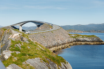 Image showing atlantic road bridge in Norway