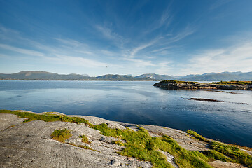 Image showing Beautiful view on norwegian fjords