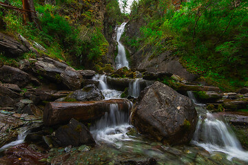 Image showing Waterfall in Altai Mountains