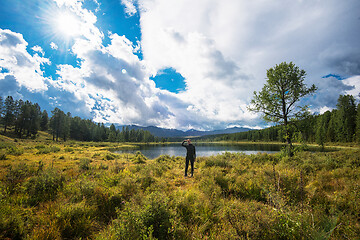 Image showing Woamn Lake in the Altai Mountains