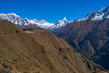 Image showing Everest, Lhotse and Ama Dablam summits