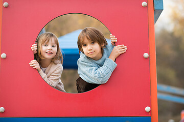 Image showing kids in park playground