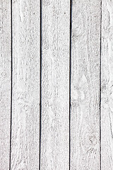 Image showing White rustic wooden planks background