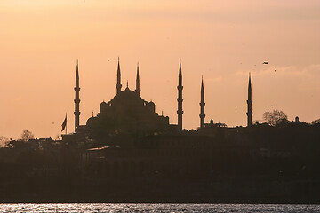 Image showing Silhouette of Istanbul, Turkey