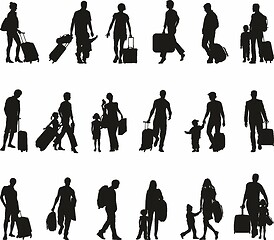 Image showing People - Tourists, Travelers, Migrants, Refugees