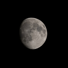 Image showing Waning Gibbous Moon Square Crop