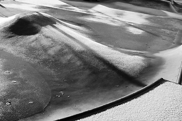 Image showing skate ground covered with first snow