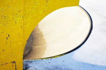 Image showing skate ground covered with first snow