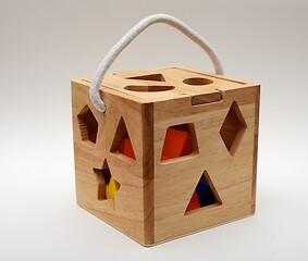 Image showing eco friendly wooden toys 