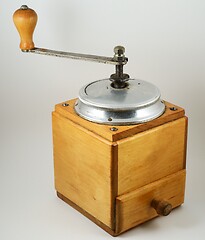 Image showing old vintage coffee grinder 